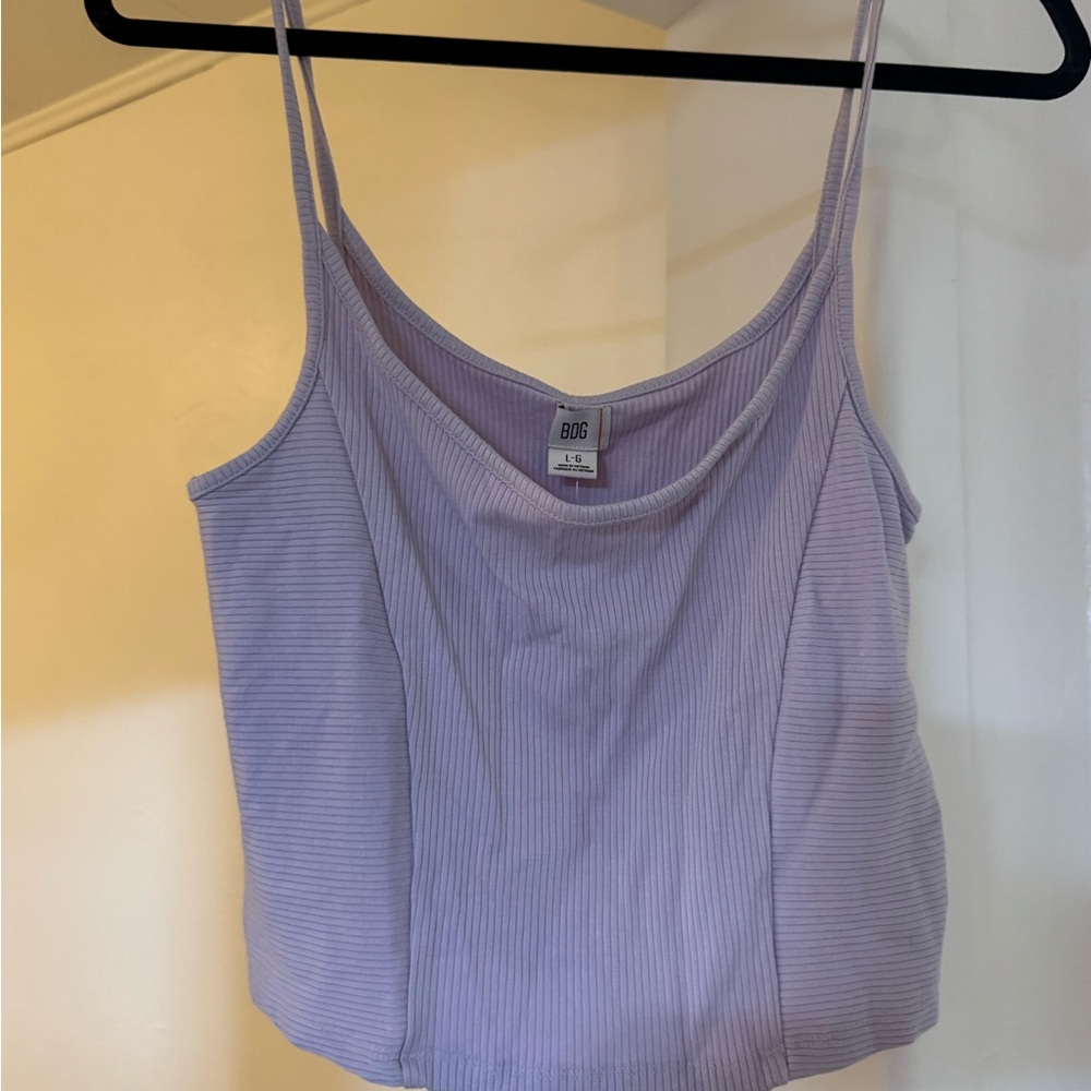 BDG cropped ribbed tank